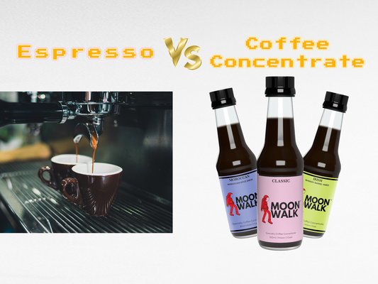 What is the difference between Espresso and Coffee Concentrate